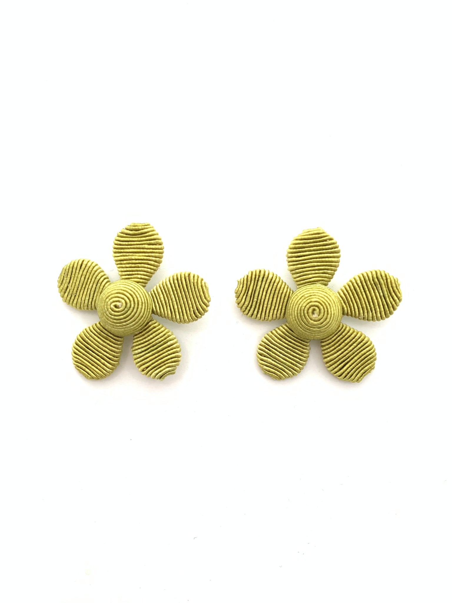 Forget Me Not Earrings - Olive
