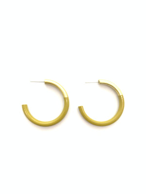 LIZ Med Hoops in Sweet Olive
