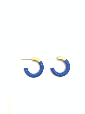 LIZ Sm Hoops in Royal Blue
