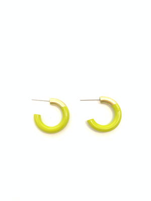 LIZ Sm Hoops in Lime